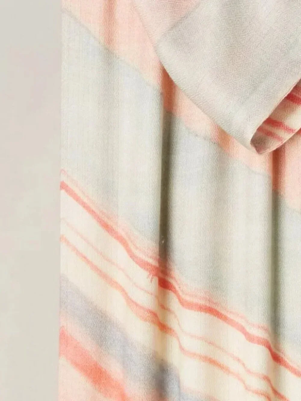 NWT Blank London Anthropologie pink striped Dawn to Dusk infinity scarf